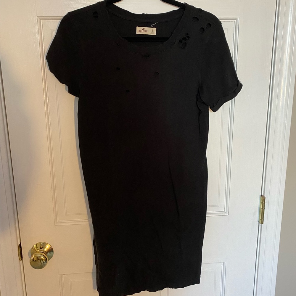 Hollister black tshirt dress. Size small.